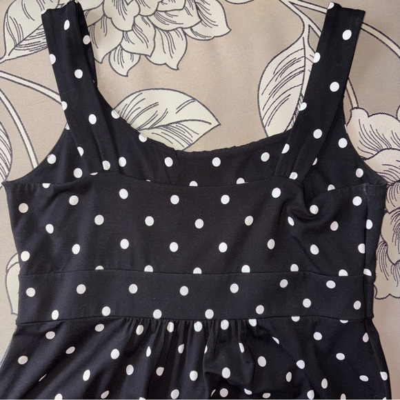 Ann Taylor Black and White Polka Dot Dress - Picture 4 of 5